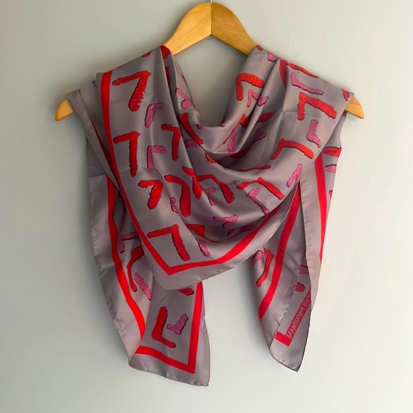 Emporio Armani Accessories - Armani Vintage 100% Silk Scarf, 1980’s, Authentic and Rare!